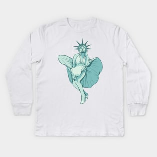 LIBERTY MONROE Kids Long Sleeve T-Shirt